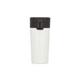 400ml Filtreli Rahat İçim Kilitlenebilir Paslanmaz Çelik Termos Kahve Mug BPA İçermez (Beyaz)