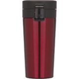 400ml Filtreli Rahat İçim Kilitlenebilir Paslanmaz Çelik Termos Kahve Mug BPA İçermez (Kırmızı)