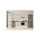 400X222 Cm Klasik Mebran Mutfak Dolabı Beyaz Mbb-E90B60S50-1 Mebran | Kumtaşı - Suntalam