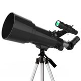 400X70mm Açıklıklı Refrakter Teleskoplar (15X-150X), Telefon Adaptörlü