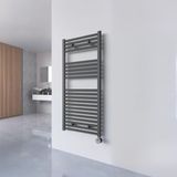 400X800 Termostatlı Antrasit Elektrikli Havlupan Radyatör Isıtıcı 1. Kalite On Off Düğmeli - Çok Renkli - genel