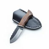 4034 Çelik Ceviz Sap 15 Cm Bushcraft Kamp Bıçağı