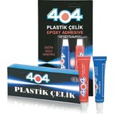 404 Epoksi Plastik Çelik Şeffaf Yapıştırıcı 16 Gr Ekstra Güçlü Çift Karışım Özelliği ile