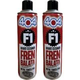 404 F1 Fren Balata Spreyi Metal Temizleyici 2 Adet - çok renkli
