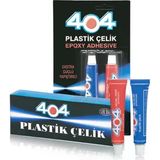 404 Kimya 404 Plastik Çelik Hızlı Yapıştırıcı 16 Gr Şeffaf Isı Ve Kimyasallara Dayanıklı Tüm Yüzeyler İçin Epoksi