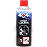404 Motosiklet - Bisiklet Zincir Yağı 400 ml Aşınma Önleyici Özellikler ile Metal Parçalar için Etkili Koruma