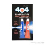 404 Plastik Çelik 424894 Yapıştırıcı 16 Gram Şeffaf Özellikli Epoksi Yapıştırıcı Tüm Yüzeylerde Kullanım