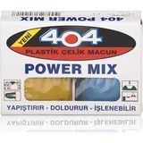 404 Power Mix Plastik Çelik Macun Yapıştırıcı 80 gr. Doldurur ve İşlenebilir Özellikte