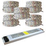 4040 Yeni Nesil Şerit LED 25 Metre + 12v 33 Amper 400 Watt LED Trafo (Beyaz)