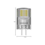 4058075431997 LED Star Ampul Pin cl 30 2.5W, 2700 Kelvin, Sarı Işık G4 Duy, Sarı - 1 - 10 W - Amber