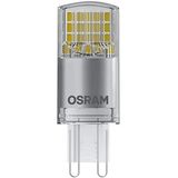 4058075812093 LED Star Ampul, Pin cl 40, 3.8W, 2700 Kelvin, Sarı Işık G9 Duy, Sarı, 5.8 x 2 x 2 cm