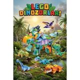 408 Parça 6'sı 1 Arada Dönüşen Dev Dinozor Robot Blok Seti - Eğitici Oyuncak Uyumlu Yapboz Oyuncak