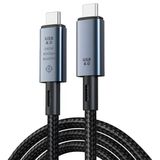 40Gbps 240W 4.0 Thunderbolt Type-C To Type-C Şarj, Data Ve 8K 60Hz Görüntü Aktarım Kablosu Tip C 2 Metre Cz855