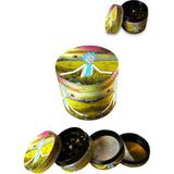 40MM Rick Premium Mini Grinder 4 Katmanlı Çinko Alaşım Manuel Kahve Baharat Öğütücü Parçalayıcı