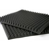 40MM Yanmaz Akustik Yalıtım Piramit Sünger 50DNS 100CM x 100CM (1 M2) - 100 x 100 cm
