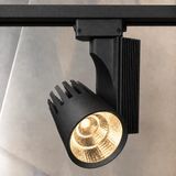 40W Siyah Kasa LED Ray Spot 3000K Günışığı –, Lifud Driver, Flicker Free, Alüminyum Gövde