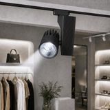 40W Siyah Kasa LED Ray Spot 6500K Beyaz Işık – Lifud Driver, Flicker Free, Alüminyum Gövde