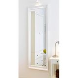 40x100 cm Kahverengi Altın Varak Ahşap Renk Çerçeveli Boy Salon Aynası