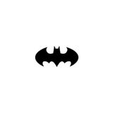 40x20 cm Batman Amblem Araba Laptop Duvar Folyo Sticker