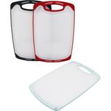 40X24CM Büyük Plastik Kesim Panosu Kaymaz Silikon Kenarlık - 10MM Kalınlık (2) - 24 cm