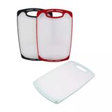 40X24cm Büyük Plastik Kesim Panosu Kaymaz Silikon Kenarlık - 10Mm Kalınlık (Timya/Go1395) 199255
