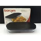 40X25CM Siyah Kapaqlı Borcam Fırın Tepsisi - Seçenek 1 - Ahşap