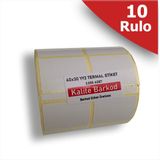 40X30 Yanyana 2 Li Termal Etiket | 10 Rulo Barkod Etiketi