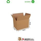 40X30X20 cm Karton Kutu – Orta Boy E-Ticaret ve Paketleme Kutusu - Kahverengi - 150 Adet