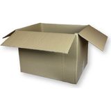 40X30X30 Sağlam Taşıma Kolisi Tek Oluklu Boş Koli, Karton Kutu, Çeyiz Kutusu, Taşınma Kolisi - Kahverengi - 3 Adet