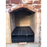 40x50 cm Barbekü Taş ocak Taş Şömine Bims barbekü içine kızaklı ızgara Kül çekmeceli ızgara
