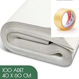 40x60 Tabak - Bardak Eşya Sarma Taşıma Taşınma Paketleme Kağıdı 100 Adet - Koli Bandı Hediye