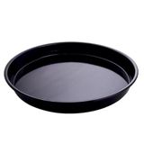 40x6cm Emaye Fırın Tepsisi Yüksek Isıya Dayanıklı Yuvarlak Dünyada En iyi Çinko Tepsi En Sağlıklı Emaye Börek Baklava Tepsisi Yaşam Boyu Garantili Piano Black Serisi Çizilmez Siyah Emmantel Türk Malı