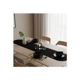 4+1 Adet Deri Amerikan Servis+Runner Set (4 Amerikan Servis -1 Runner )