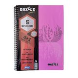 4+1 Ayracli Defter 5 Konulu 150 Yaprak 1 Adet 4 Kareli 1 Cizgili Spralli Plastik Kapak Seperatorlu