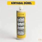 410 Ml Polyester Bazlı Bileşenli Kimyasal Dübel İç Dış Mekan Ankraj Malzemesi Beton Dübel Sıvı Çivi