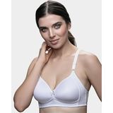 410 - Telsiz Süngerli Toparlayıcı Sütyen Minimizer - Beyaz, 90 B