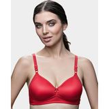 410 - Telsiz Süngerli Toparlayıcı Sütyen Minimizer - Kırmızı, 95 B