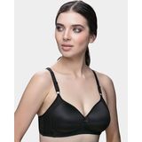 410 - Telsiz Süngerli Toparlayıcı Sütyen Minimizer - Siyah, 90 B