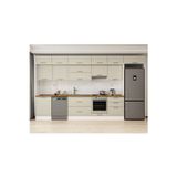 410X240 Cm Klasik Mebran Mutfak Dolabı Beyaz Beyaz Mb-E90S60S60-1 Mebran | Kumtaşı - Mdf
