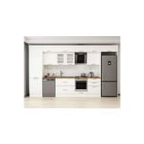 410X240 Cm Klasik Mebran Mutfak Dolabı Beyaz Mbb-E90B60S60-3 Mebran | Beyaz - Suntalam