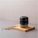 420 ml Siyah Saklama Kavanoz, Pratik ve Şık Çözüm - Ahşap