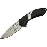 4214 Beyaz Kamp Çakı 20CM- Yarı Otomatik, Kemerlikli, Oluklu