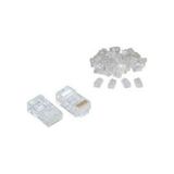 4220 100 Adet RJ45 Jack Cat5 Internet Kablo Kablosu Ucu Konnektör Connector