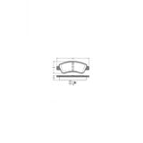 425276 Fren Balatasi On ( Peugeot : 206 98 -) Bos-0986494027-Mar
