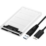 4266 2.5 USB 3.0 SSD Harddisk Şeffaf Taşınabilir HDD Kutusu