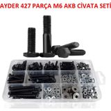 427 Parça M6 Akb Civata Somun ve Pul Seti