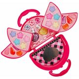 4278 Pretty Pinky 3 Katlı Pembe Çantalı Makyaj Seti -sunman