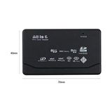 4296 USB Hub Micro Sd Xd Mmc Ms Cf Tf Mini M2 Combo Kart Okuyucu - Option-1