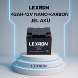 42Ah-12V Nano-Karbon Jel Akü