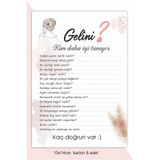 43 cici süsler organizasyon Gelini Kim Daha Iyi Tanıyor? Bekarlığa Veda Soru Kartları 8 Adet 10x14cm
